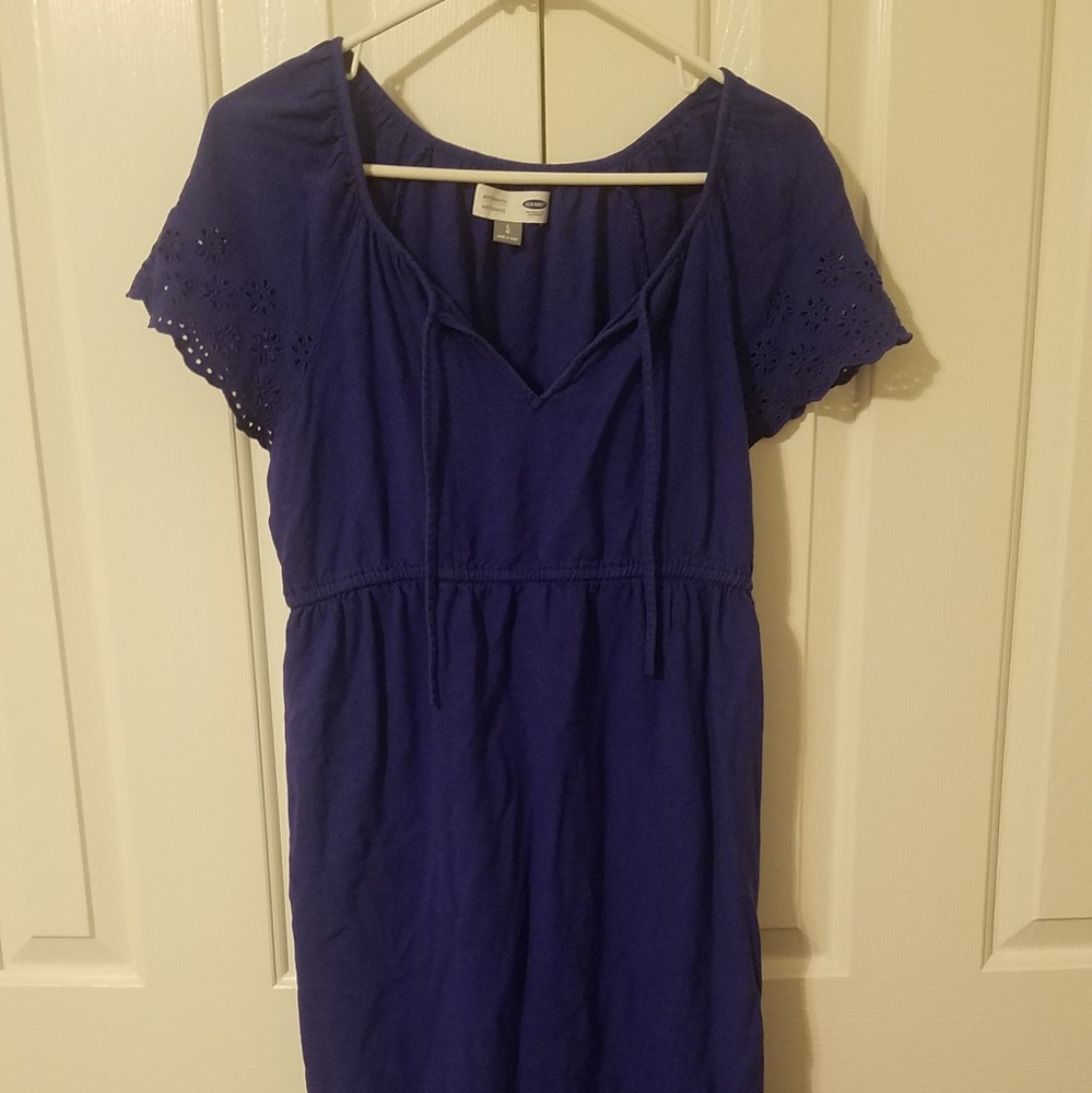 Blue Maternity Dress